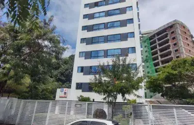 Flat com 1 dormitório para alugar, 36 m² por r$ 2.500,00/mês - casa forte - recife/pe