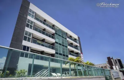 Apartamento com 1 dormitório para alugar, 36 m² por r$ 2.900,00/mês - boa viagem - recife/pe