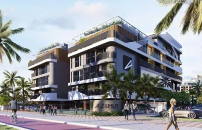 Apartamento com 1 dormitório à venda, 21 m² por r$ 600.000 - intermares - cabedelo/pb