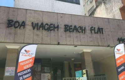 Flat com 1 dormitório à venda, 35 m² por r$ 310.000,00 - boa viagem - recife/pe