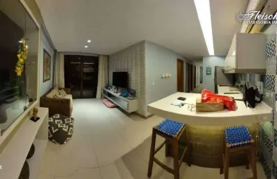 Flat com 2 dormitórios à venda, 62 m² por r$ 1.200.000,00 - porto de galinhas - ipojuca/pe