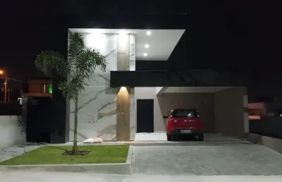 Linda casa em condomínio fechado de alto padrão residencial fogaça.