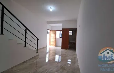 Excelente oportunidade de sobrado novo no bairro balneário dos golfinhos em caraguatatuba!