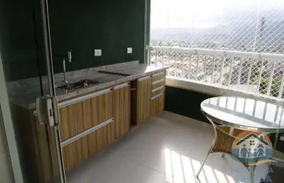 Excelente apartamento mobiliado localizado no bairro indaiá em caraguatatuba!!