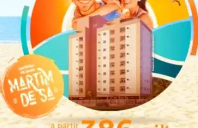 Lançamento riviera martim de sá, pertinho praia lazer e varanda gourmet