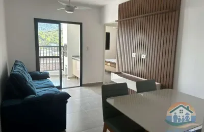 Excelente apartamento mobiliado localizado há 200 metros da praia no bairro martim de sá em caraguatatuba!