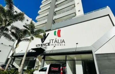 Lindo apartamento novo com 1 suíte + 1 quarto no guarani