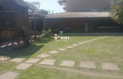 Linda casa linear com piscina com 650m² no bairro serramar em - rio das ostras