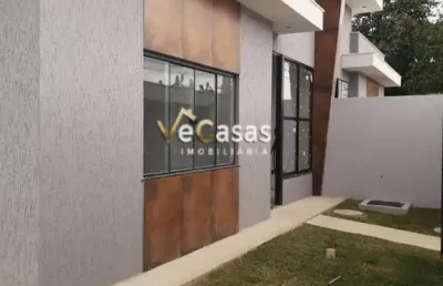 Casa linear com 3 quartos no bairro extensão do bosque