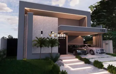 Casa alto padrão 4 quartos com clube e toda infraestrutura de condomínio closet e amplo quintal