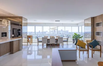 Apartamento com 3 suítes, andar alto e 3 vagas no setor marista