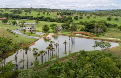 Chácara de 18 ha em caldas novas com lagos , pomar e ótima estrutura