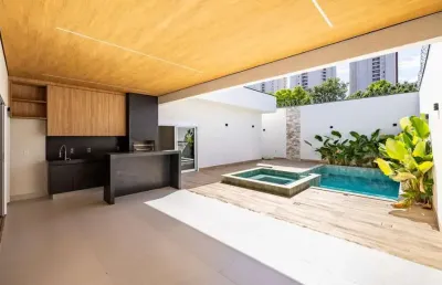Casa térrea com 4 suítes à venda no setor jardim atlântico em goiânia.