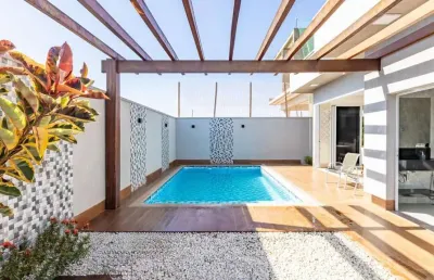 Casa térrea com 3 suítes , piscina e varanda gourmet à venda no jardins nápoles