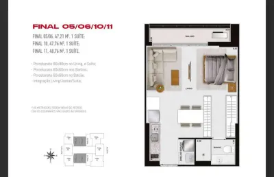 Apartamento 1 quarto , setor bueno , lazer completo e pet place