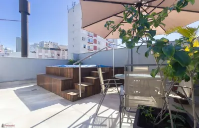 Cobertura com 2 quartos à venda na rua avaí, 40, centro histórico, porto alegre por r$ 990.000