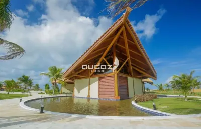 Lote com 375 m², excelente localização,  em condomínio fechado na praia de jacum