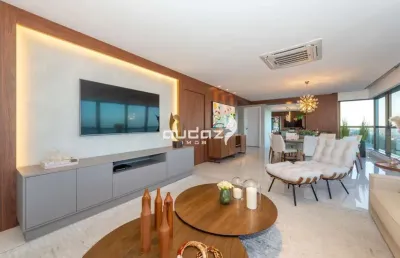 Apartamento de alto padrão 4 suites vista mar em areia preta