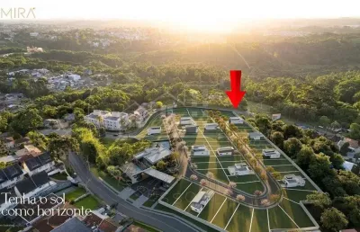 Terreno em condomínio clube,153 m² à venda por r$ 495.000,00. taboão, curitiba/pr