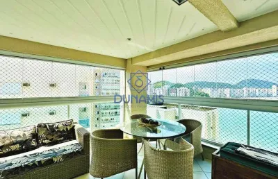 Magnífico apartamento à venda na praia das astúrias - frente mar - com lazer completo ***