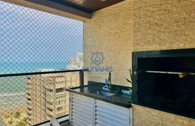 Apartamento à venda na praia das astúrias- com vista mar e lazer