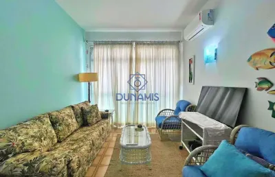 Apartamento com 2 dormitórios à venda, 90 m  por r  490.000,00 - praia pitangueiras - guarujá sp