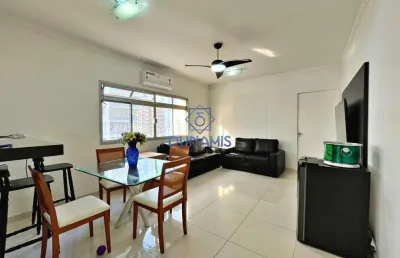 Apartamento à venda, 90 m² por r$ 590.000,00 - vila alzira - guarujá/sp