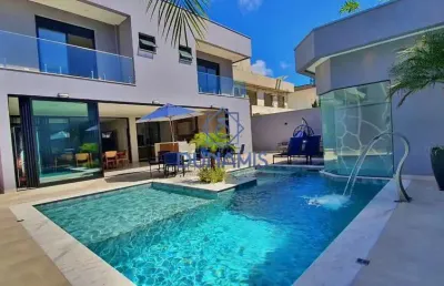 Casa alto padrão novíssima e moderna no condomínio jardim acapulco guarujá