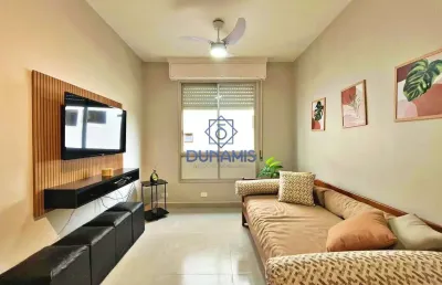 Apartamento à venda, jardim astúrias, guaruja - sp. prédio frente mar