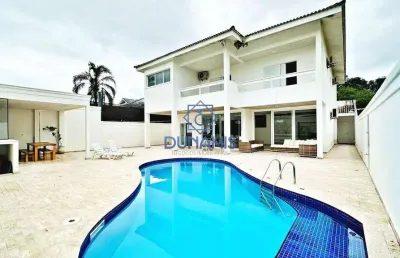 Casa em condomínio fechado com 6 suítes no jd acapulco - guarujá sp