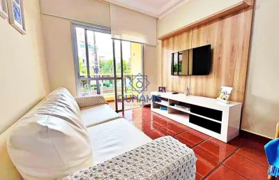 Apartamento à venda, 75 m  por r  365.000,00 - jardim três marias - guarujá sp