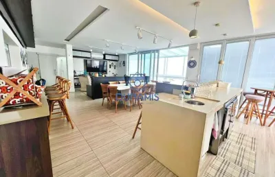 Cobertura à venda, 400 m² por r$ 4.200.000,00 - praia das pitangueiras - guarujá/sp