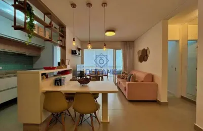 Maravilhoso apartamento na praia do tombo com lazer completo