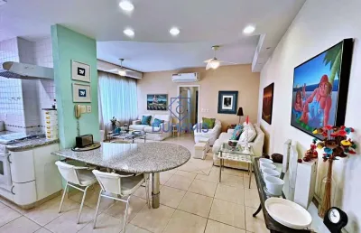 Apartamento à venda, 118 m  por r  490.000,00 - pitangueiras - guarujá sp