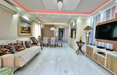 Apartamento à venda, 120 m² por r$ 790.000,00 - vila alzira - guarujá/sp