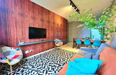 Apartamento à venda, 54 m  por r  460.000,00 - barra funda - guarujá sp