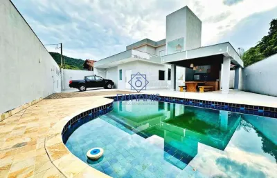 Casa nova à venda na praia do guaiuba em guarujá - sp.