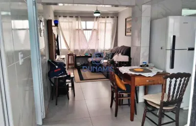 Apartamento com 2 dormitórios à venda,65.00 m , barra funda, guaruja - sp