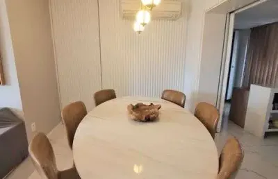A venda lindo apt 87m² 3qts 1sui, closet, td porcelan, reform e planej. ar cond sala e qts, 2 vgs
