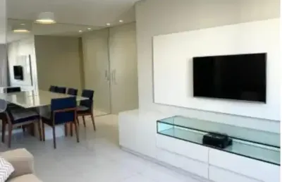 Lindo apto, mobiliado,81m2, 3qts, 2 suítes, lazer comp, ótima localização.