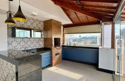 Cobertura com 3 quartos à venda na rua castelo de lisboa, 766, castelo, belo horizonte por r$ 1.300.000