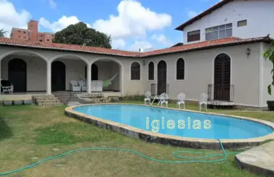 Casa para vender em lagoa nova com 400 m², terreno de 900 m², 4 suítes, piscina.