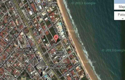Terreno para alugar na praia de ponta negra, à 100 mts da praia.