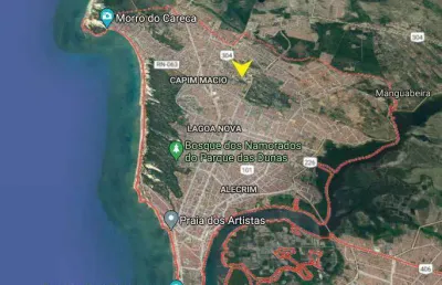 Terreno a venda no loteamento san vale / candelária com área de 925 m².