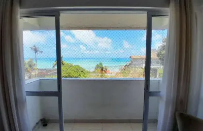 Vista mar em ponta negra! venda ap. amplo, 3 quartos(1 suíte) na praia - natal