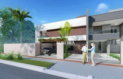 Sobrado com 2 dormitórios à venda, 100 m² por r$ 520.000,00 - columbia - londrina/pr