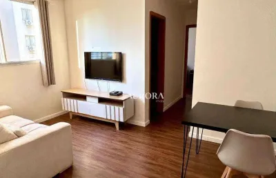 Apartamento no spazio louvre  com 2 dormitórios à venda, 46 m² por r$ 290.000 - gleba fazenda palhano - londrina/pr