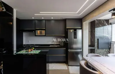 Apartamento edifício fly top life com 3 dormitórios à venda, 71 m² por r$ 560.000 - parque jamaica - londrina/pr