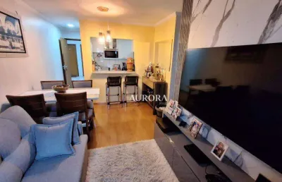 Apartamento no  edifício de angelo com 2 dormitórios à venda, 55 m² por r$ 280.000 - aparecida - londrina/pr
