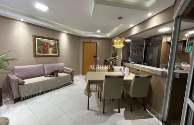 Apartamento no edifício vivere palhano com 3 dormitórios à venda, 79 m² por r$ 590.000 - gleba palhano - londrina/pr